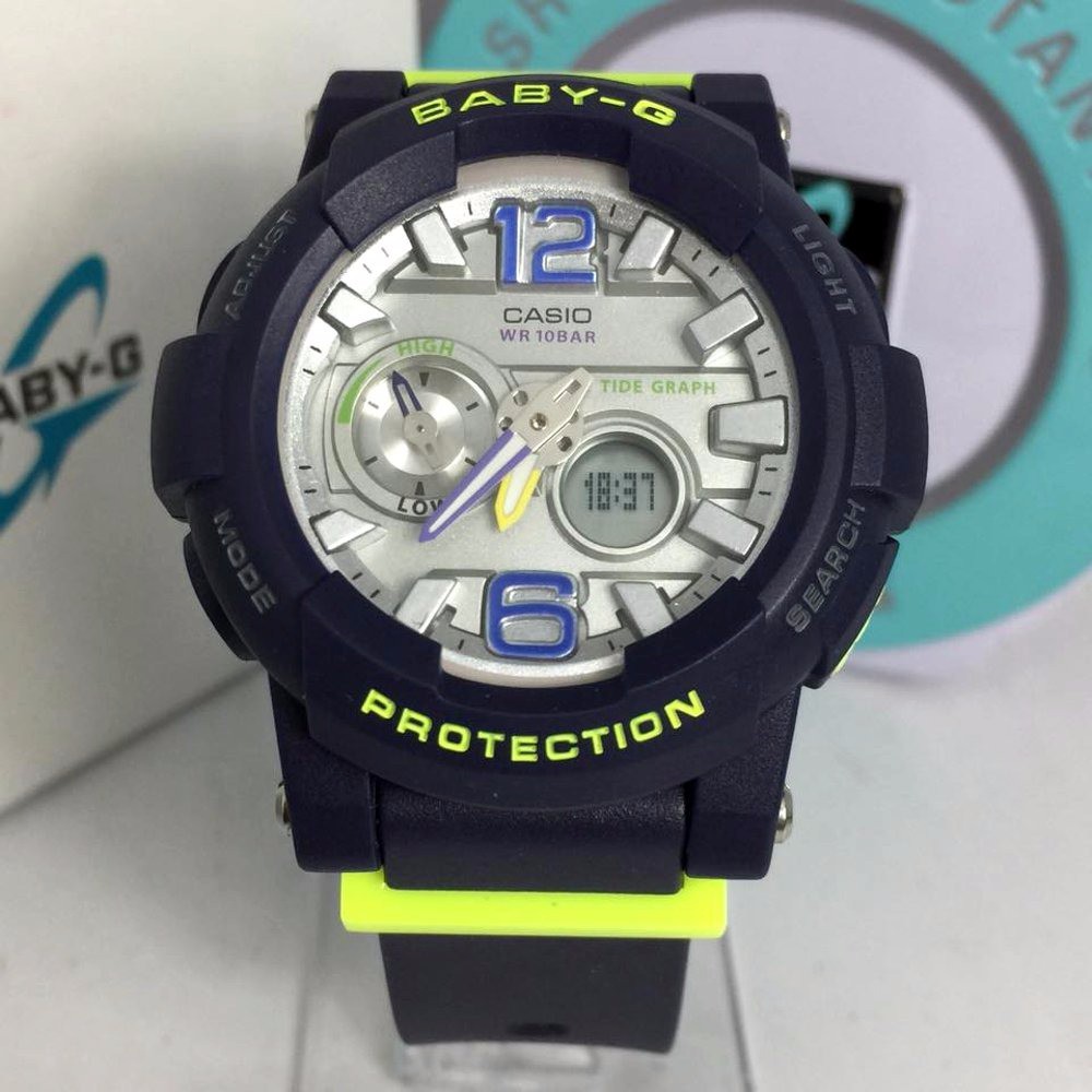 CASIO BABY G BGA 180 BLUE ORI BM