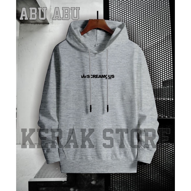 SWEATER HOODIE - Jaket Distro hoodie - Jaket Sweater Hoodie Resleting Pria Screamous