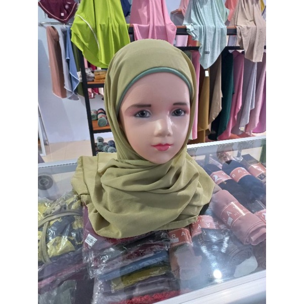 PASHMINA INSTAN ANAK/PASHMINA INNER ANAK/JILBAB ANAK LUCU