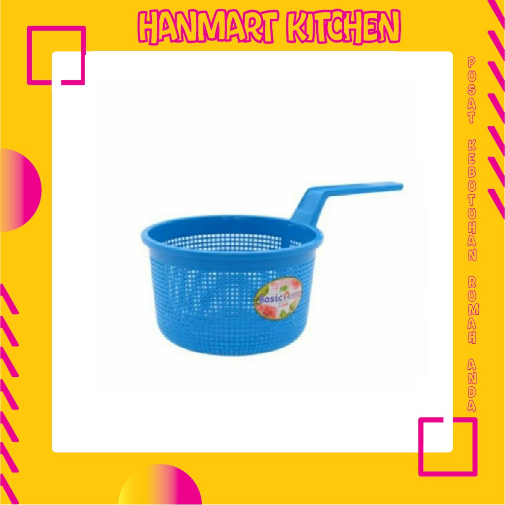 saringan plastik cuci sayur dan buah/saringan mie basic home BW-50 lion star