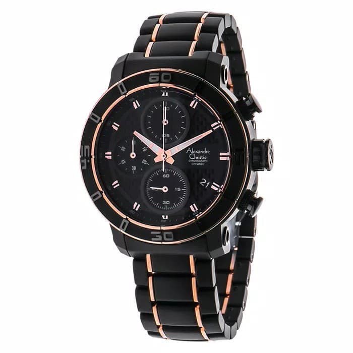Alexandre Christie 6292 MC Chronograph (Black/Rosegold)
