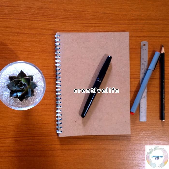 Notebook Spiral Dot Grid A5 | Buku catatan - Dotted