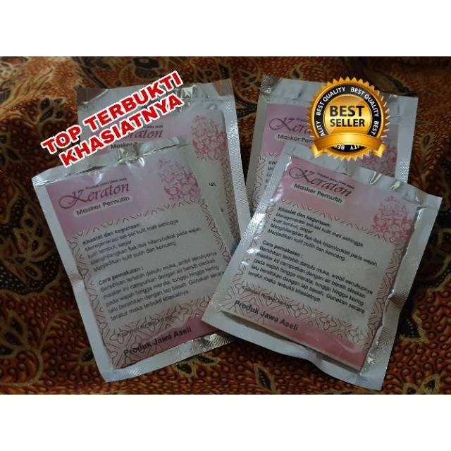 Masker Wajah Pemutih Tradisional Alami