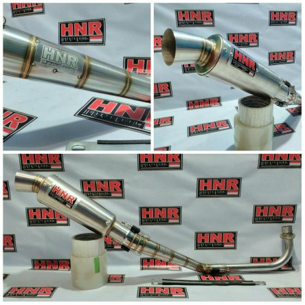 Knalpot Racing Road Race HNR Product untuk motor bebek 4 tak