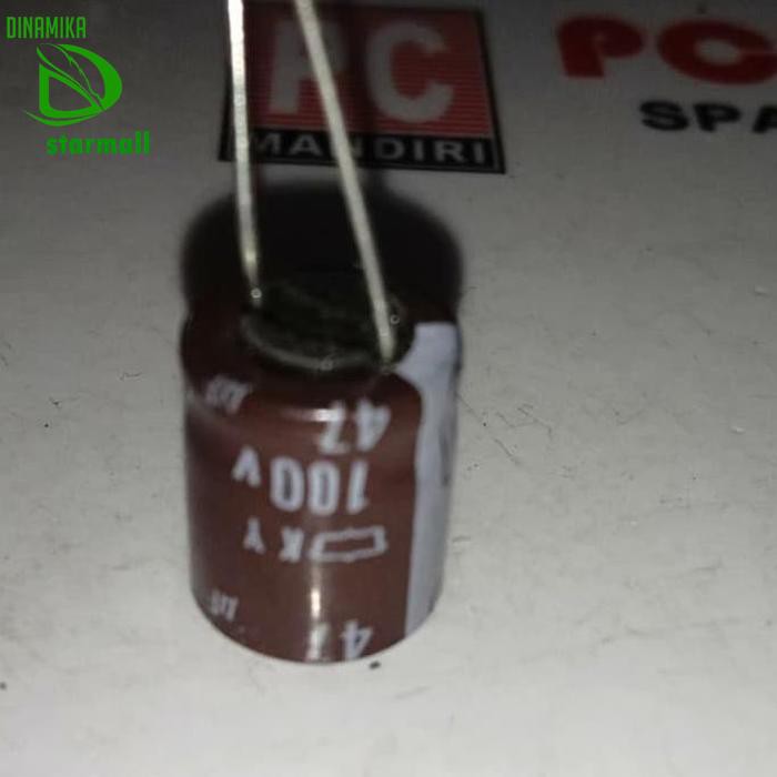 47Uf 100V 47 Uf 100 V Elco Capacitor Elko Kapasitor Polar Pcmelebik54 Murah