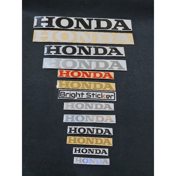 STICKER HONDA SEMUA UKURAN CUTTING