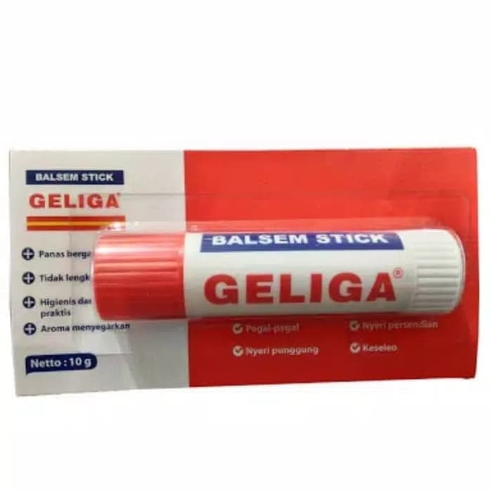 Cap Lang Balsem Geliga Stick 10gr Balsam Stik Roll On Nyeri Pegal Linu Kram