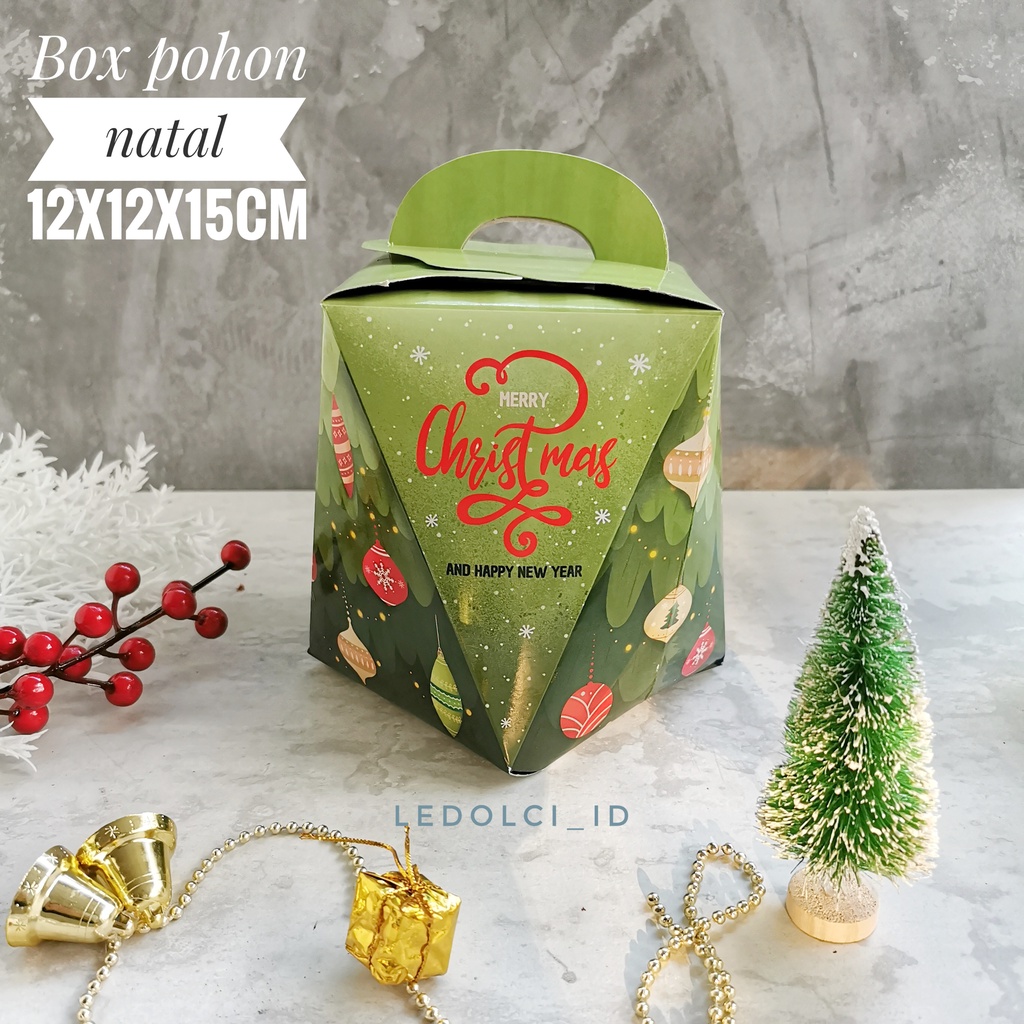 

BOX TOPLES COOKIES NATAL CHRISTMAS DUS KOTAK HAMPERS ALA POHON NATAL