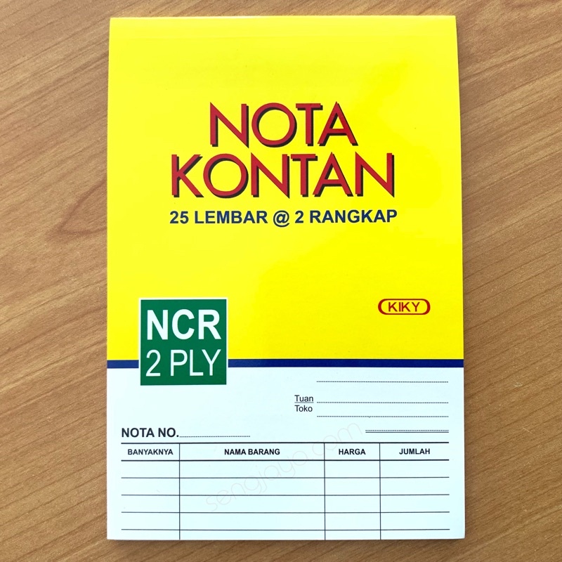 

Nota Kontan Kecil 2 ply Kiky