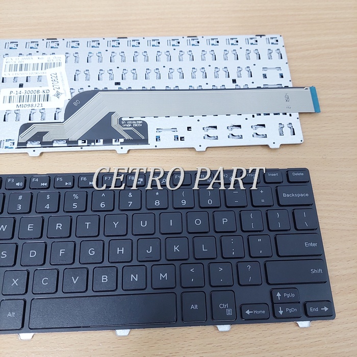 Keyboard Dell Inspiron 14-3000 14-3441 14-3442 14-5442 - HITAM BERGARANSI