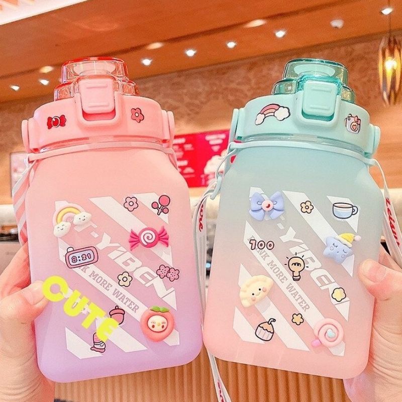 BOTOL MINUM VIRAL BOTOL GEMOY BOTOL STIKER 1,3 liter BOTOL GENDUT BOTOL KOTAK 1500ml BOTOL MINUM 2 L