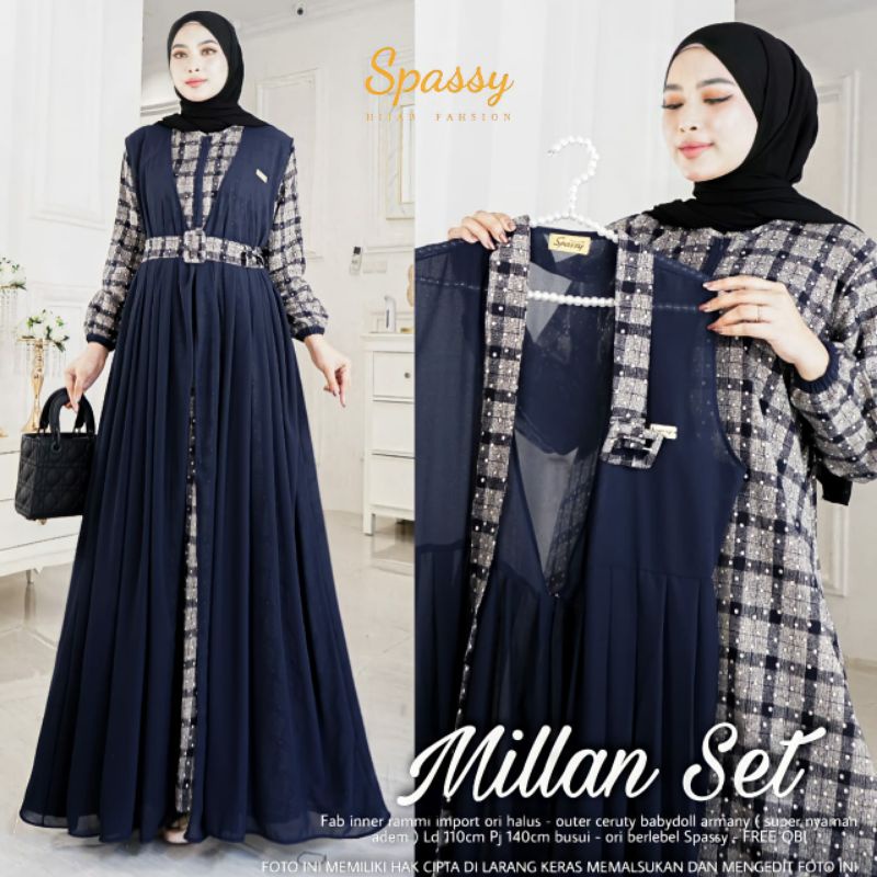 MILAN SET GAMIS ORI SPASSY