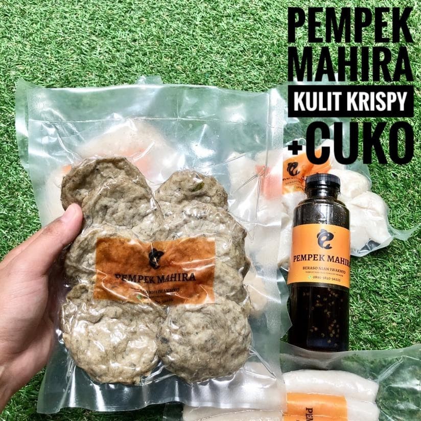 

Pempek Mahira - Isi 10 Pempek Kulit Krispi + Cuko