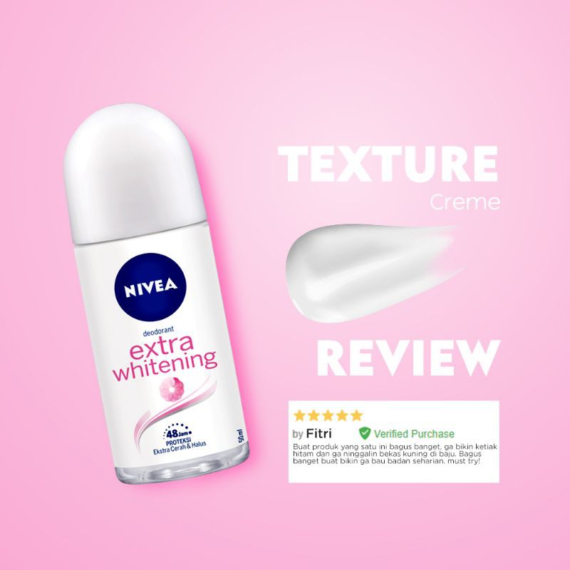 Nivea Deodorant Extra Brightening - Roll On