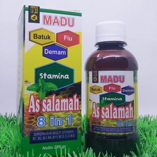 Madu As Salamah 8 in 1 Batuk / Flu / Demam / Stamina Assalamah | Shopee