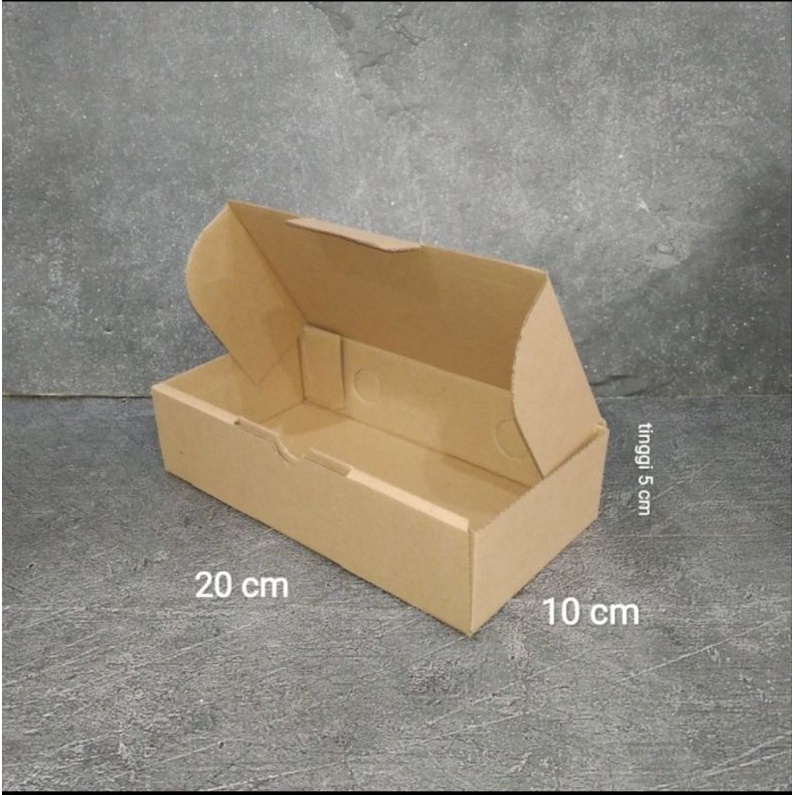 

Dus Kue Coklat 10x20 x5 isi 10 pc Corrugated Kardus Box 10 x 20 x 5