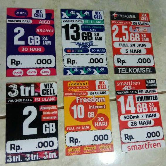 

[KODE PRODUK Y9BWZ8197] 1 paket isi 25 Label Harga Kuota Anti Melengkung