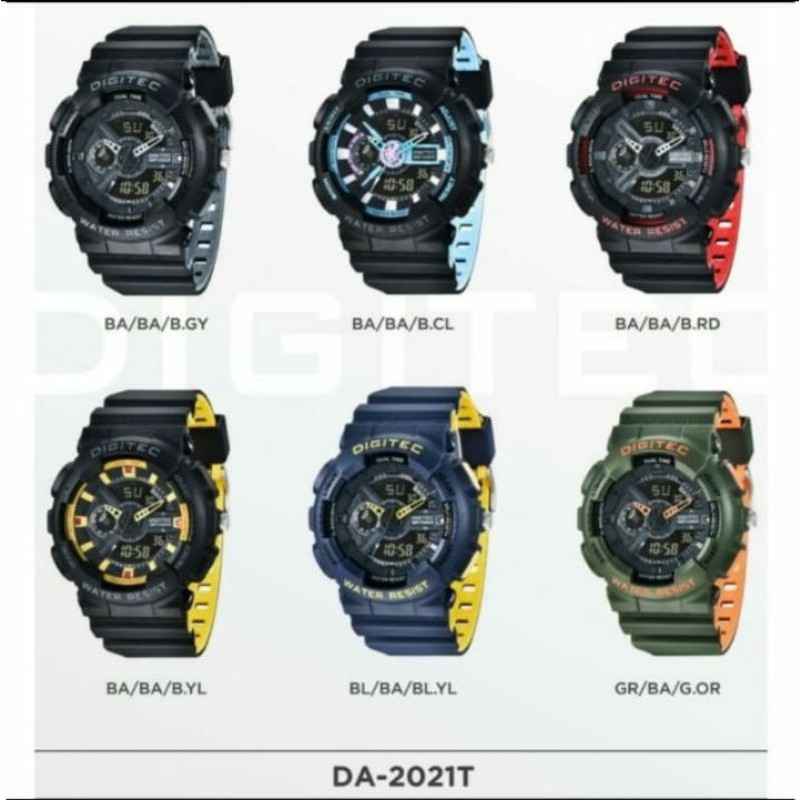 DIGITEC DA 2021 / DA - 2021 / DA2021 DG 4020 WATCH JAM TANGAN ORIGINAL