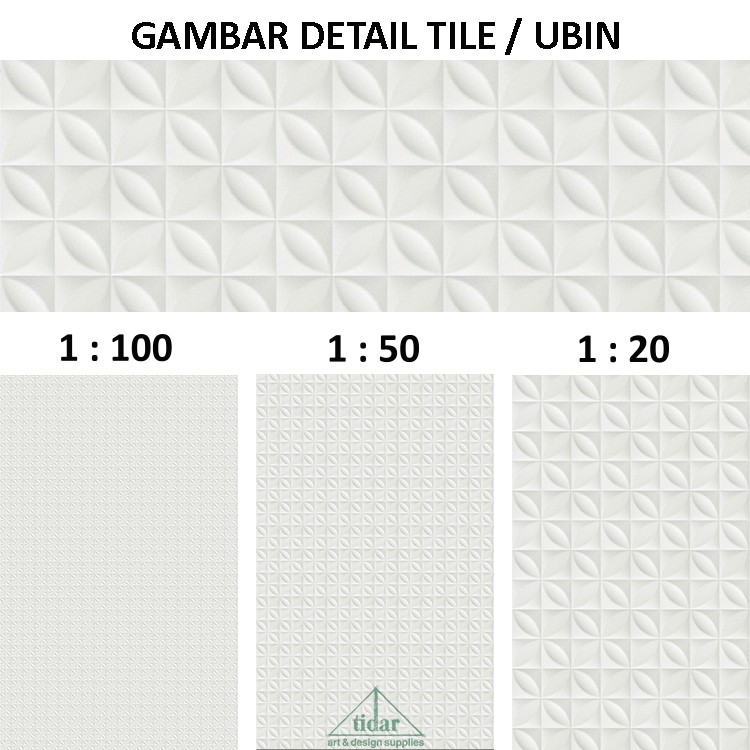 

[MR] Kertas Tekstur / Motif Tile / Ubin / Lantai Berskala / Miniblock #18