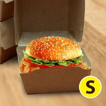 

☝ Kotak Dus Box Burger | KRAFT COKLAT - S - (50 Pcs) ♠