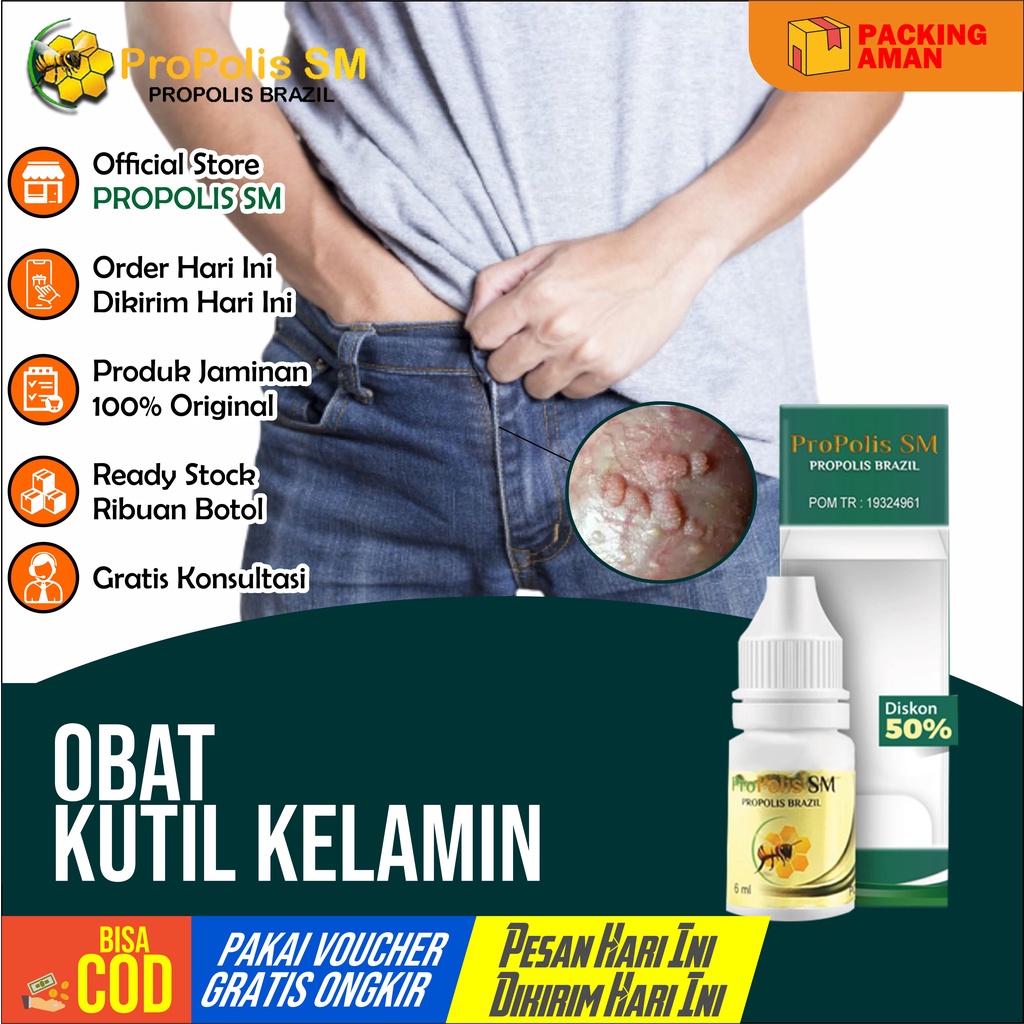 Obat Kutil Kelamin Penghilang Kutil Kelamin Pria Dan Wanita Propolis Sm 100% Asli Sudah Bersertifika