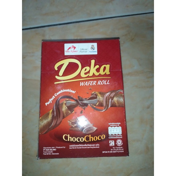 

Deka wafer roll 8.5 gram (1 pack isi 24 pcs)