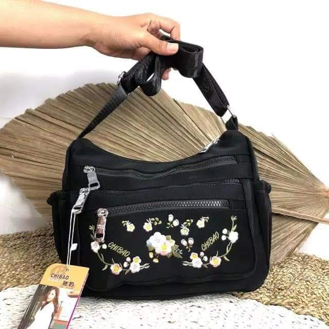 Tas Slempang Chibao 7133-11 Motif Bunga terbaru BISA BAYAR DITEMPAT!! TAS CHIBAO WANITA MURAH