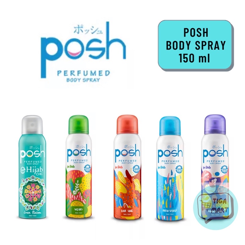 Jual POSH Body Spray 150ml | Shopee Indonesia