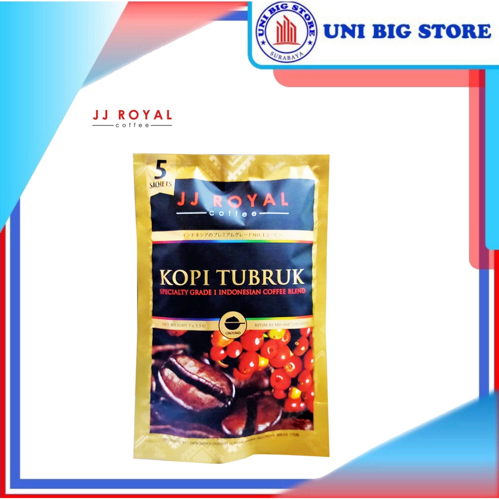 

JJ Royal Kopi Tubruk 5 Sachet x 5.5 gr