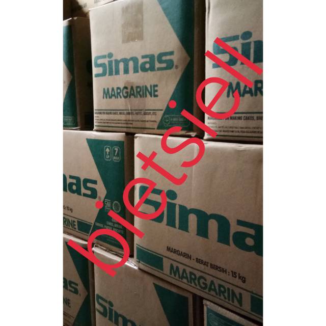 

simas margarine 15 kg utuh (belum timbang)