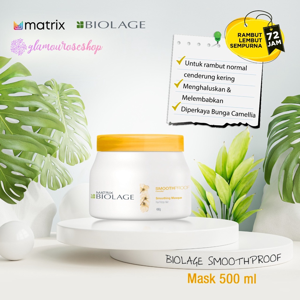 ❤️Glamouroseshop❤️ MATRIX Biolage Smooth Proof Smoothing Masque 490 g