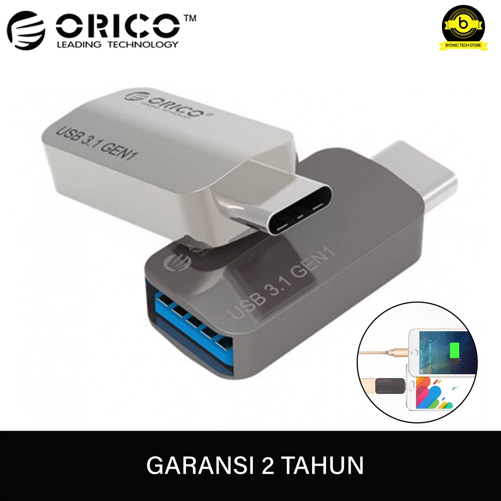 OTG Adapter ORICO Type-C to USB-A OTG Adaptor Handphone - CTA2 Type-C 3.1 gen 1 to USB-A usb otg kab