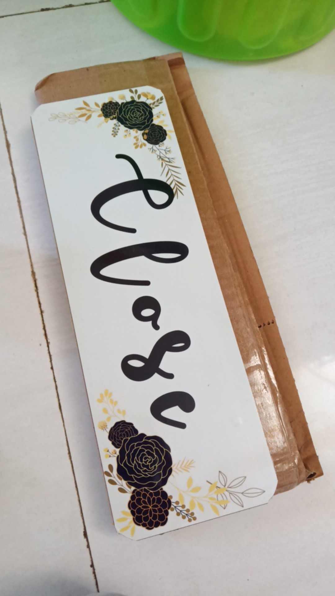 Sign Board, Home Wall Décor, Pajangan Dinding, Open & Close