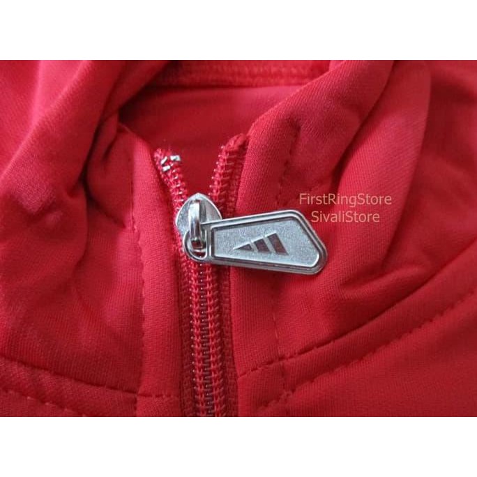 JAKET ADIDAS TRACKTOP / FIREBIRDS  WANITA MERAH TRAINING MOTOR JOGGING BEST QUALITY