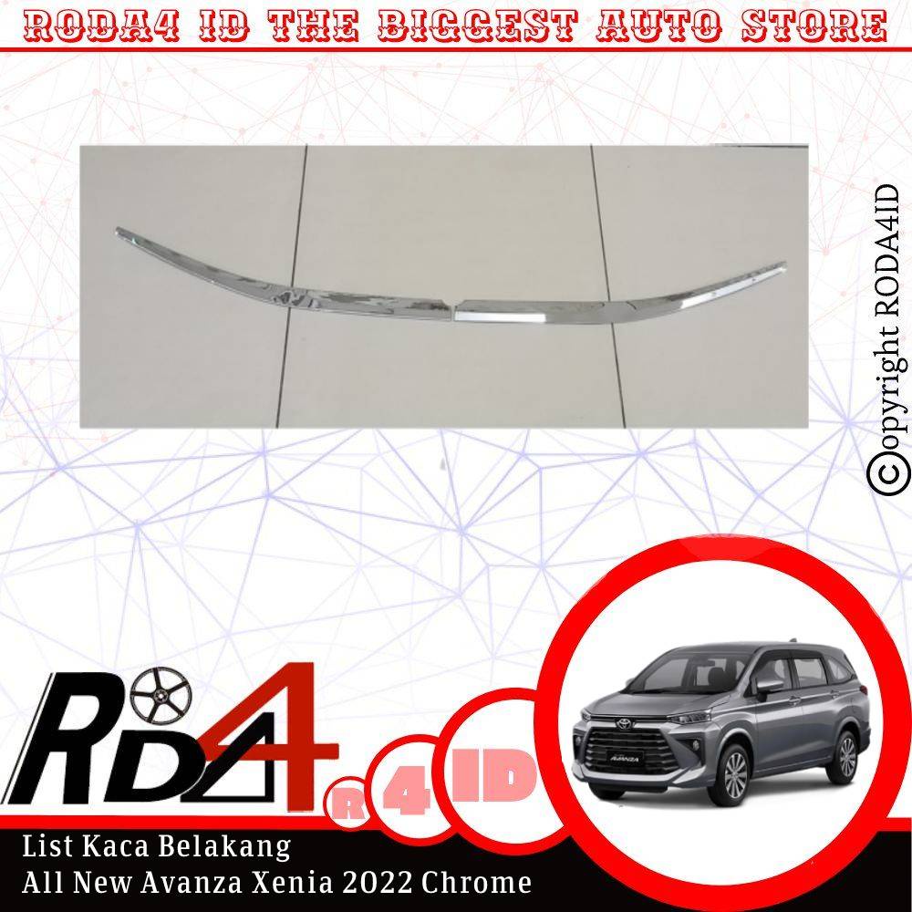 List Kaca Samping Belakang Window Liner All new Avanza Xenia 2022 Chrome