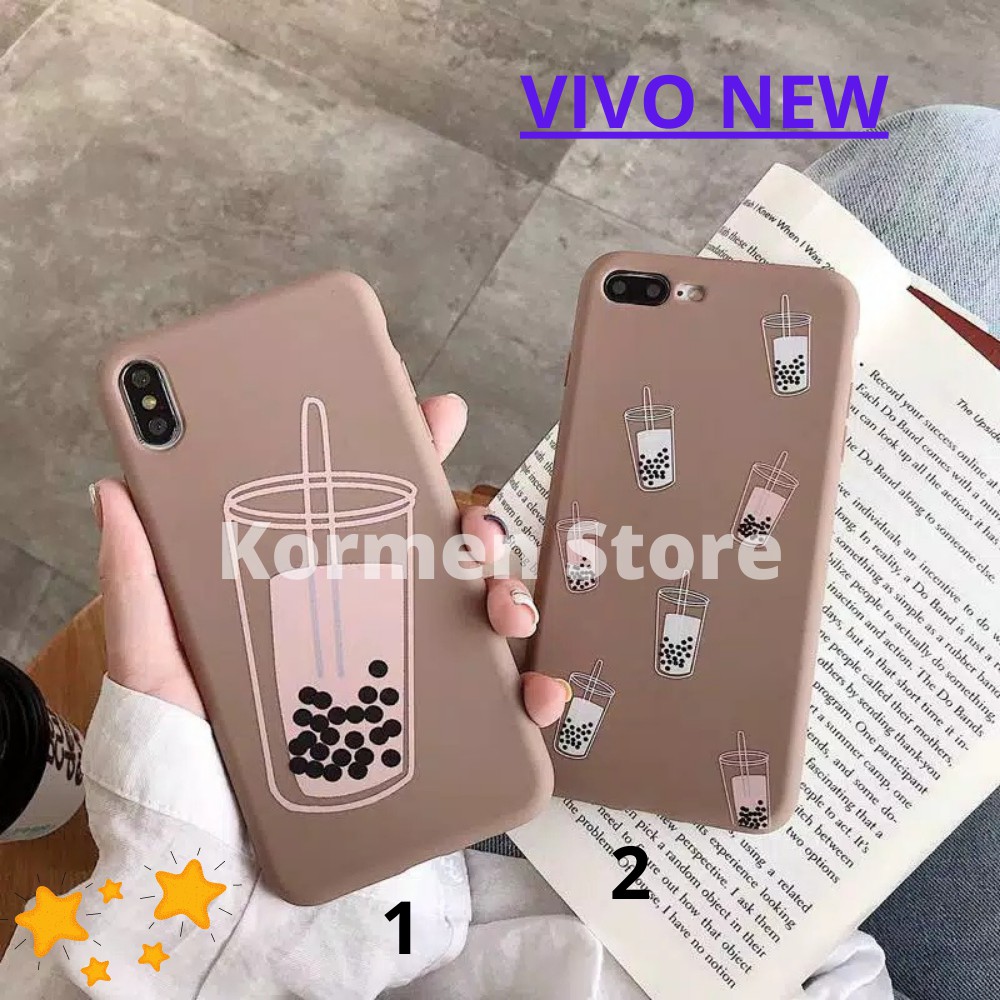 Softcase Boba Vivo Y12 Y15 Y17 Y19 Y30 Y50 Y51 2020 Y53 Y55 Y71 Y91 Y93 Y95 V19 Y91c Casing Hp Premi Shopee Indonesia