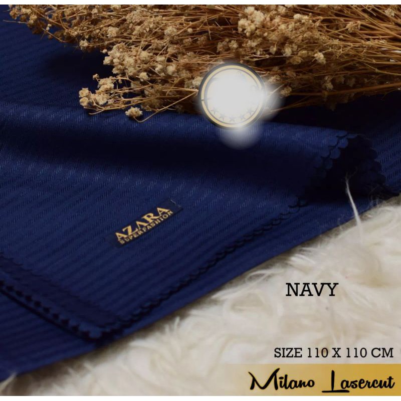 Hijab segiempat milano BY AZARA laser cut