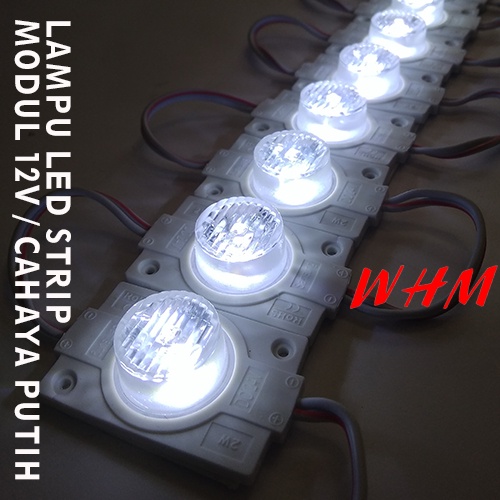 LAMPU LED MODUL 1PCS 1 MATA BESAR DC 12V / 24V  VARIASI LAMPU MOBIL MOTOR MODULE