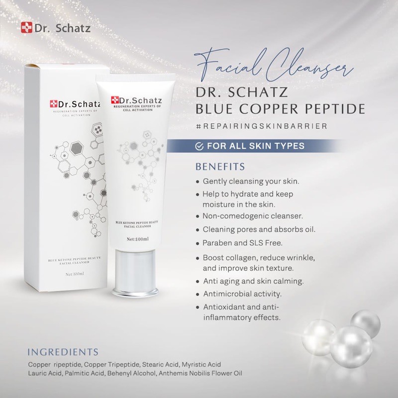 DR. SCHATZ BLUE COPPER PEPTIDE BEAUTY CLEANSER