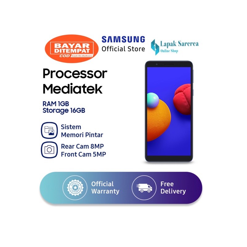 Samsung A01 Core Ram 1/16GB garansi resmi