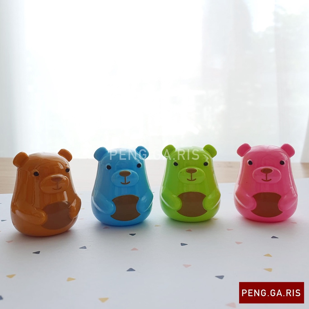 

Rautan Lucu Fancy - Peruncing Pensil Motif Beruang/Bear