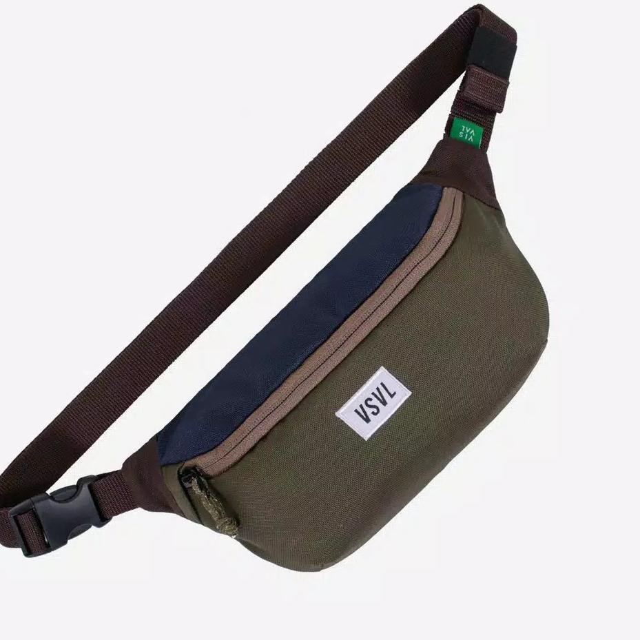 Paling Popular LN0 Waist bag visval / Sling bag kanvas / Sling bag pria / Tas Selempang pria / Fashi