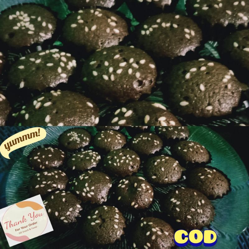 

Brownies Coklat Kering Mini Tabur Wijen