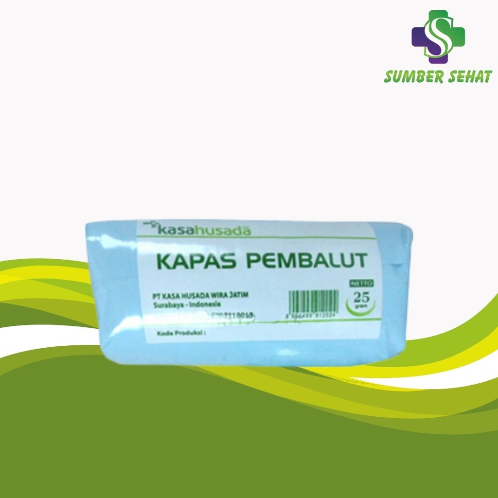 KAPAS PEMBALUT 25 GRAM HUSADA