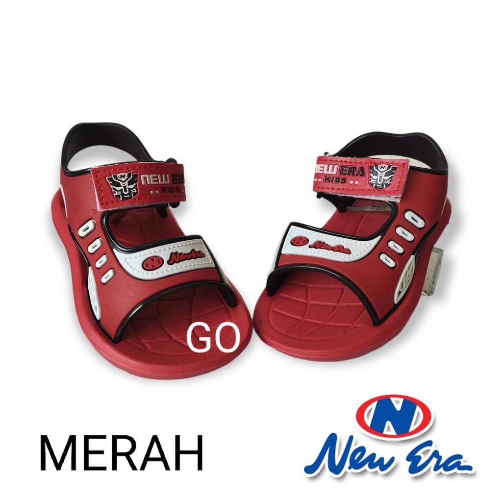 gos NEW ERA TK/KC CNC 1351 Sandal Selop Sepatu Sandal Tali Belakang Anak Laki Laki Original