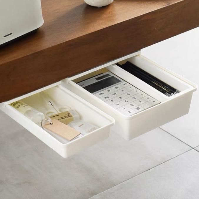 

Produk Terbaru Drawer Pen Holder Under Desk / Tempat Pensil Bawah Meja H159