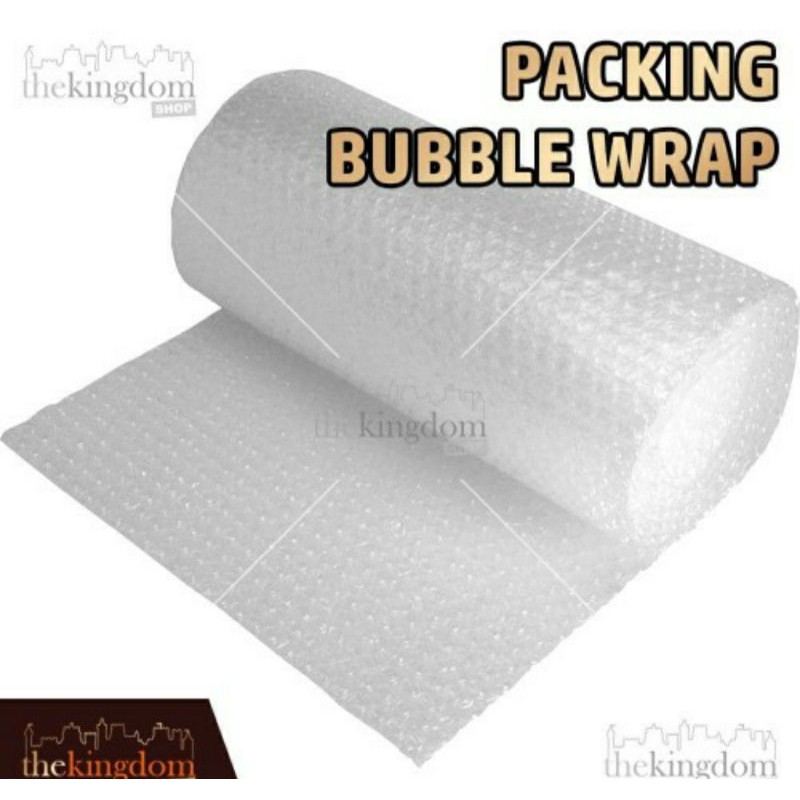 

Tambahan packing bubble wrap