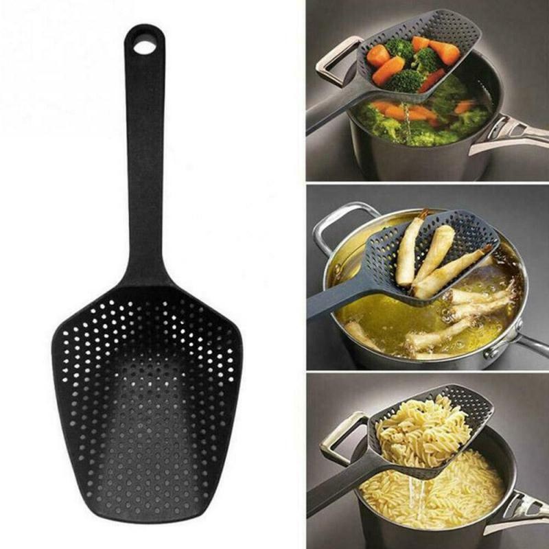 GLANYOMI Spatula Alat Masak Goreng Dapur Fry Food Mesh Strainer KT398 HITAM