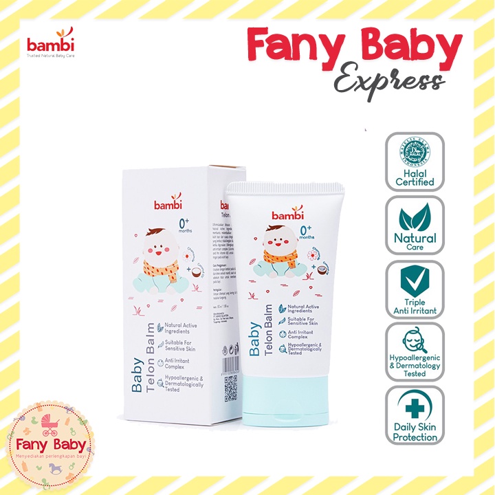 BAMBI BABY TELON BALM WITH CHAMOMILE &amp; ANTI IRRITANT COMPLEX 50ML