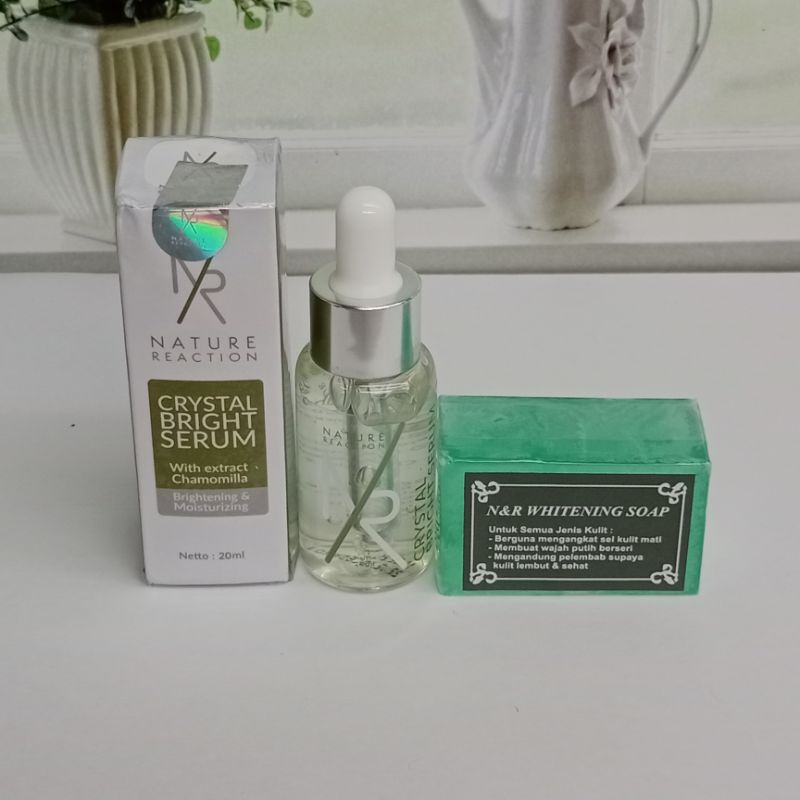 Paket Serum NR + Sabun Aloevera N&amp;R Whitening Soap